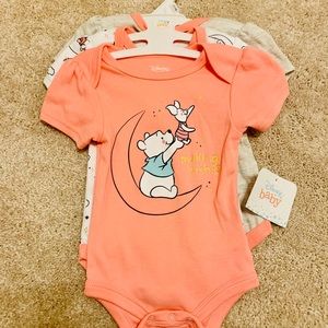 Disney Baby Winnie the Pooh Set of 3 Onesies